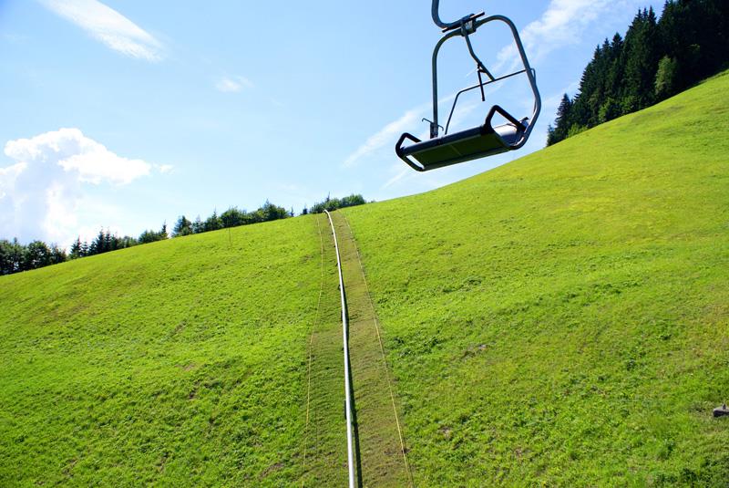 summer tobogganing