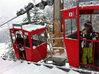 Obersalzbergbahn im Winter